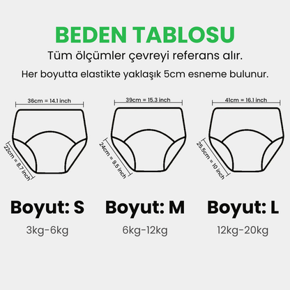 Bebella® - Tuvalet Eğitimi İç Çamaşırı